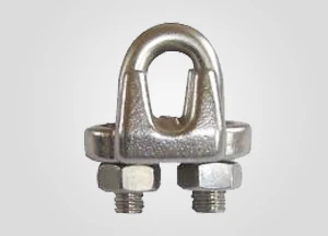 Abrazadera de clips de cuerda de alambre de acero inoxidable tipo G450 EE. UU.