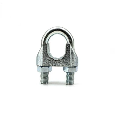 Bs 462 abrazaderas de cables de cuerda maleable galvanizada sumergida caliente